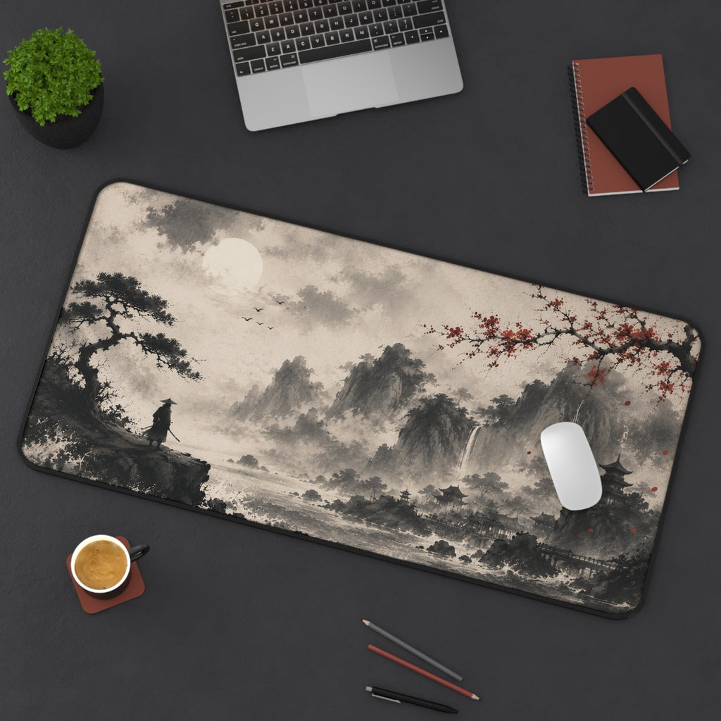 Japanese Ink Mountain Mousepad