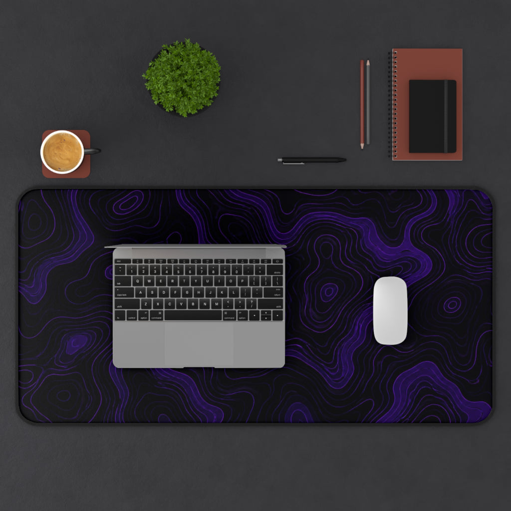 Purple Topographic Mousepad