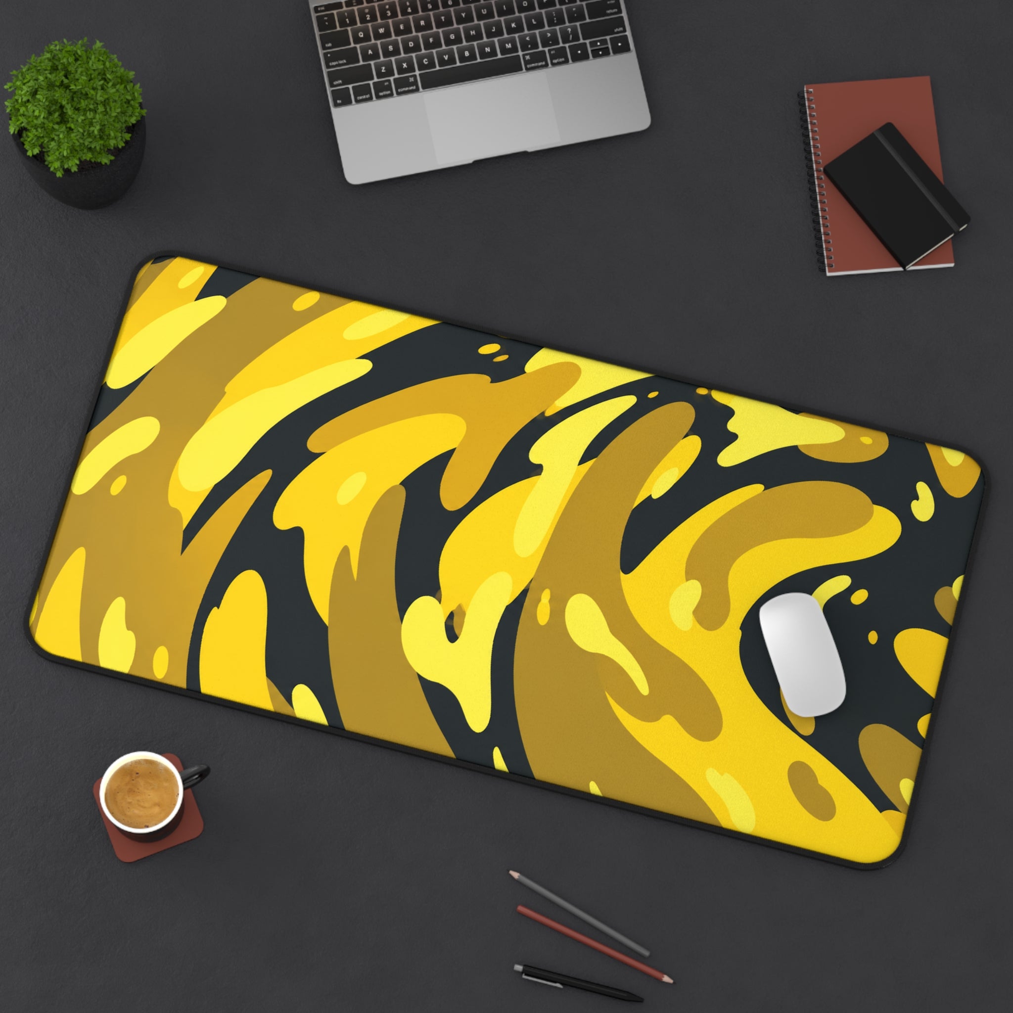 Swirl Yellow & Black