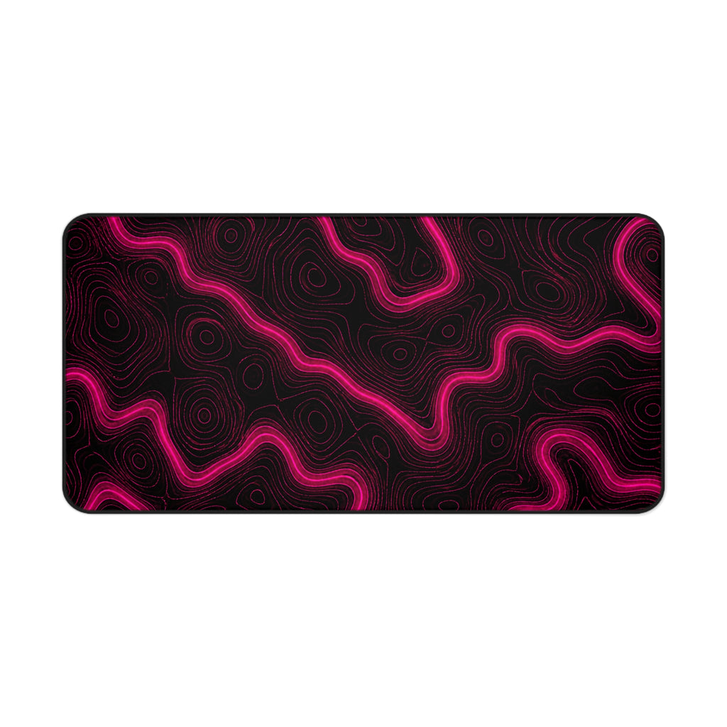 Pink Topographic Mousepad