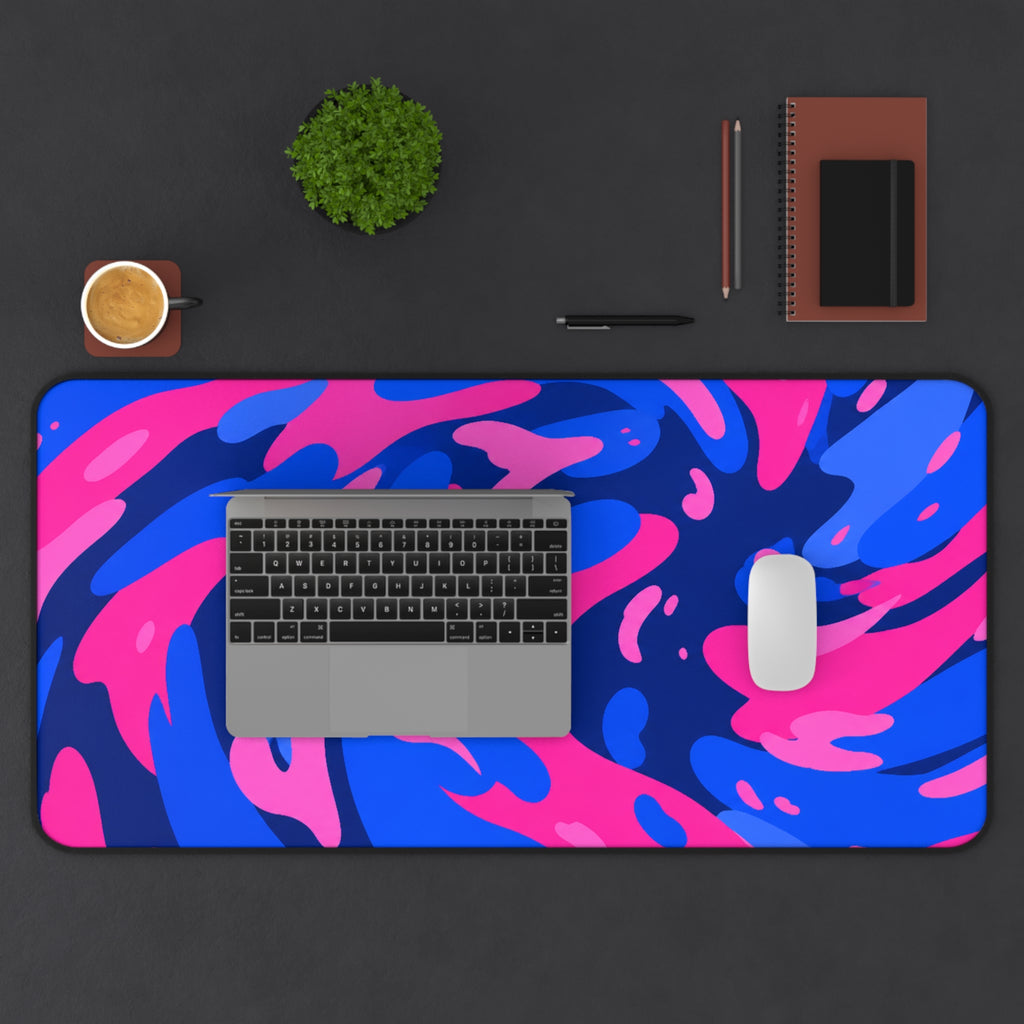 Swirl Blue & Pink Mousepad