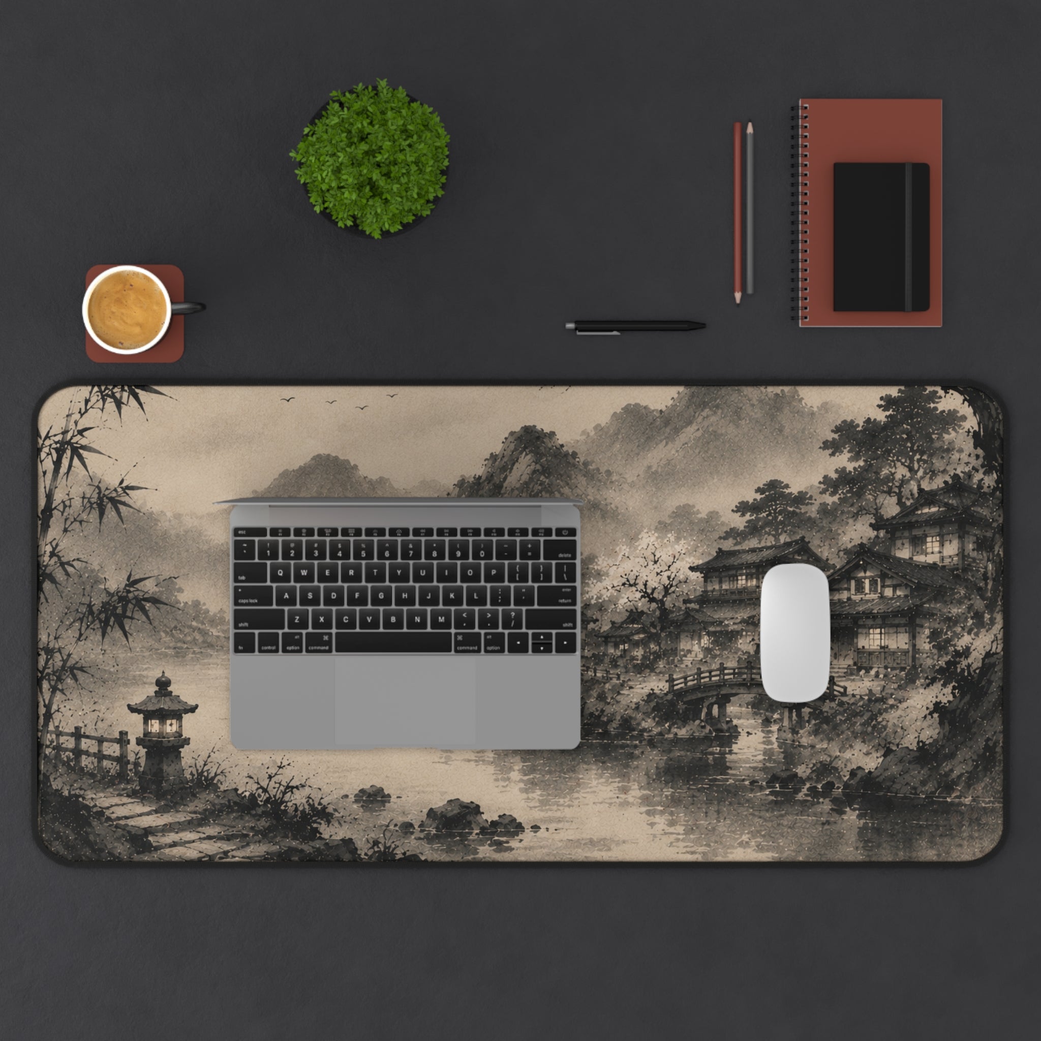 Japanese Ink Village Mousepad