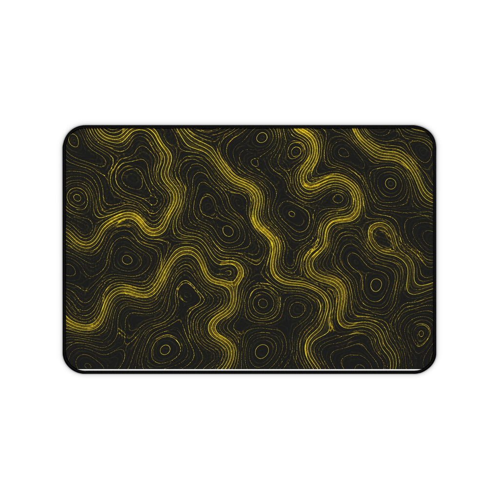 Yellow Topographic Mousepad