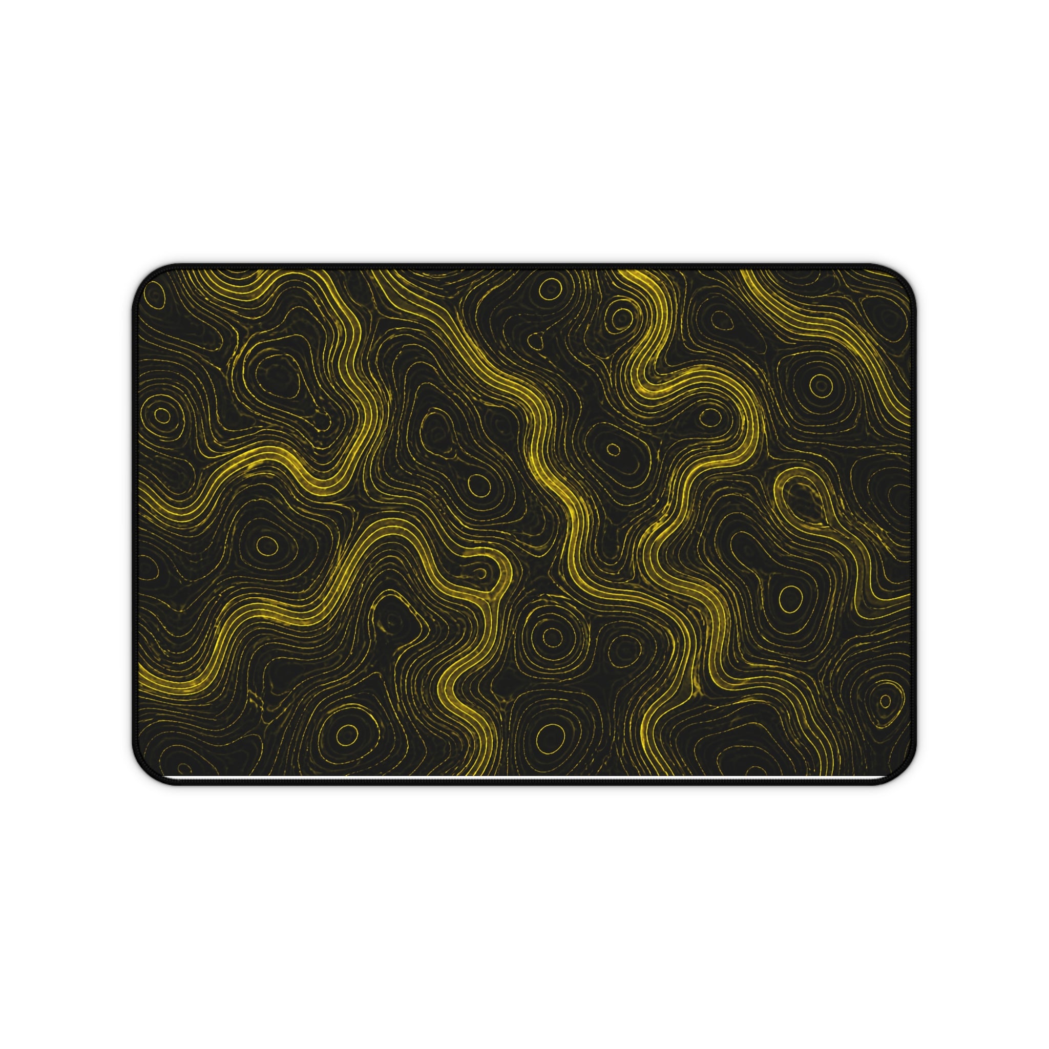 Yellow Topographic Mousepad