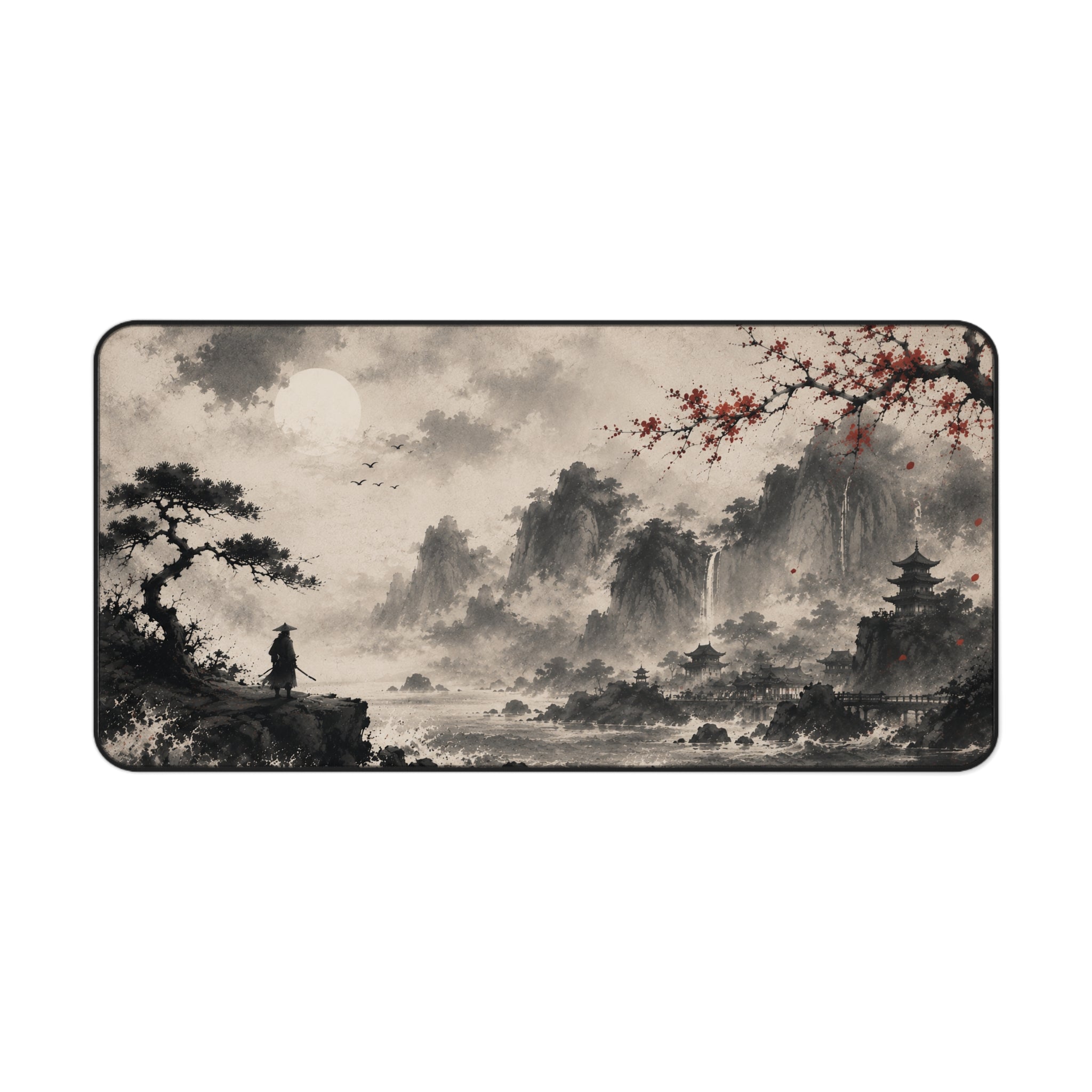 Japanese Ink Mountain Mousepad