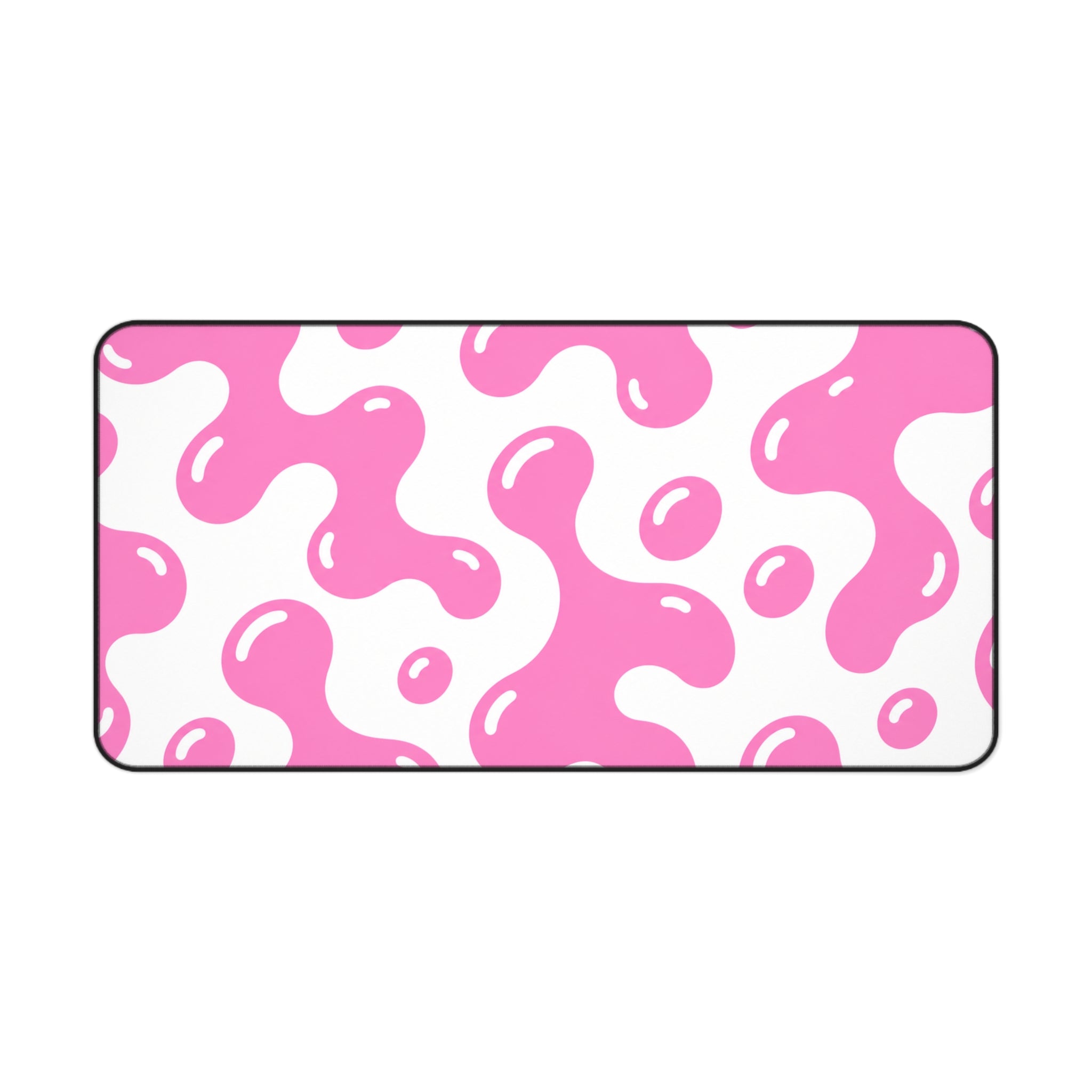 Spotted Dog Pink & White Mousepad