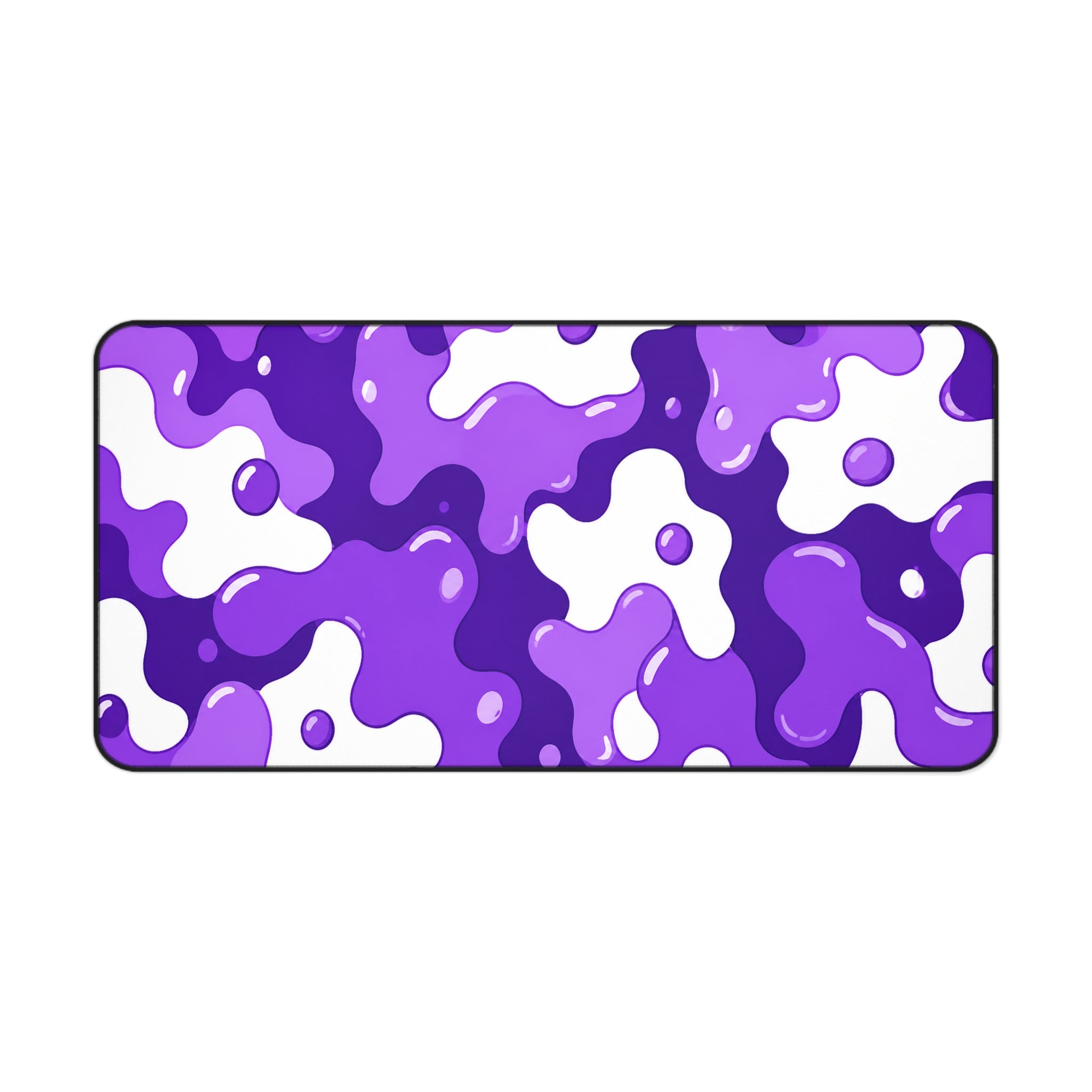 Spotted Dog Purple & White