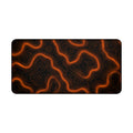 Orange Topographic Mousepad