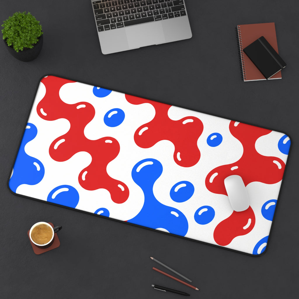 Spotted Dog Blue & Red Mousepad