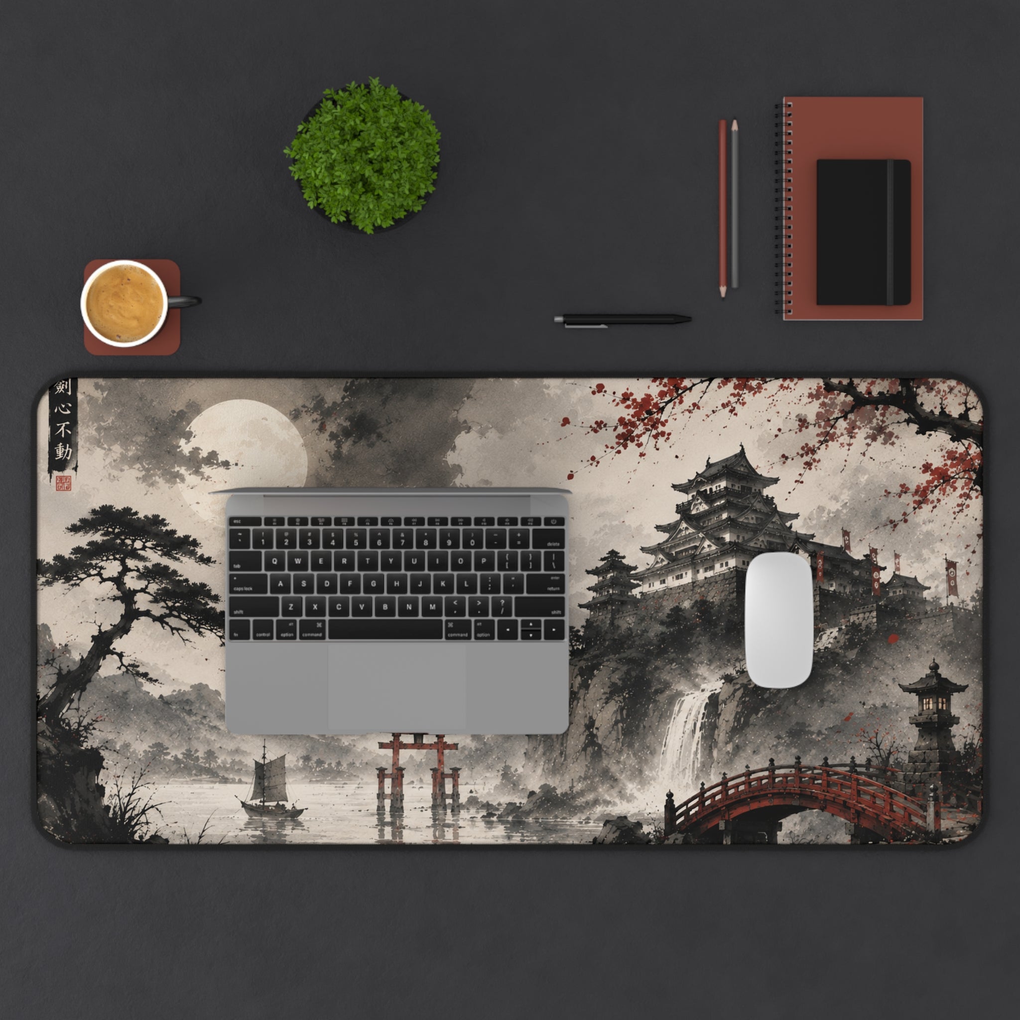 Japanese Ink Landscape Mousepad