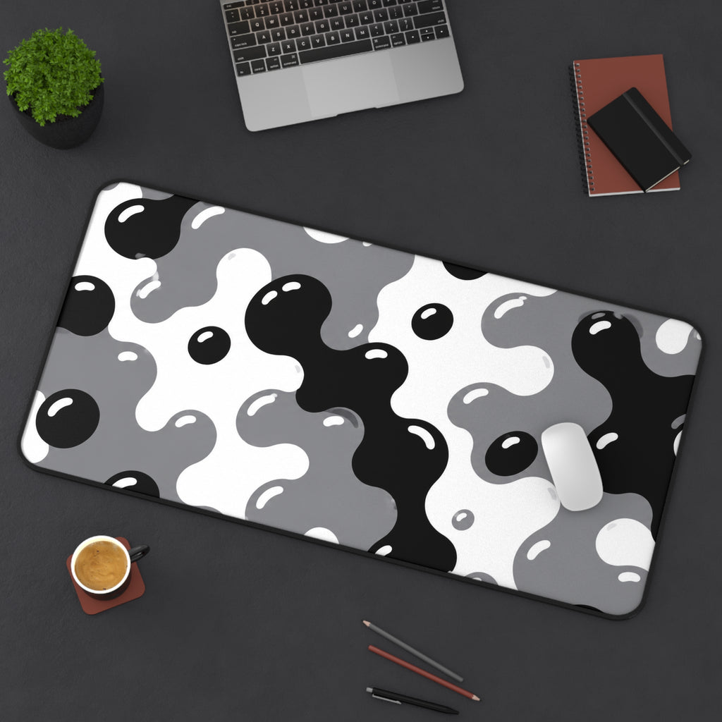 Spotted Dog Black & Grey & White Mousepad