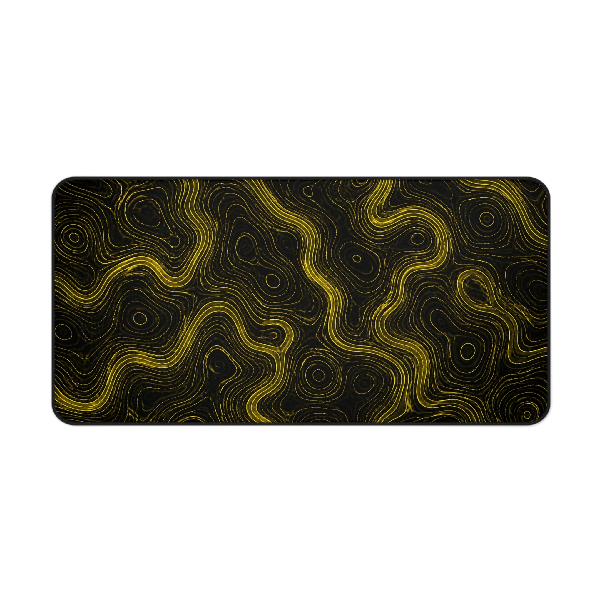 Yellow Topographic Mousepad
