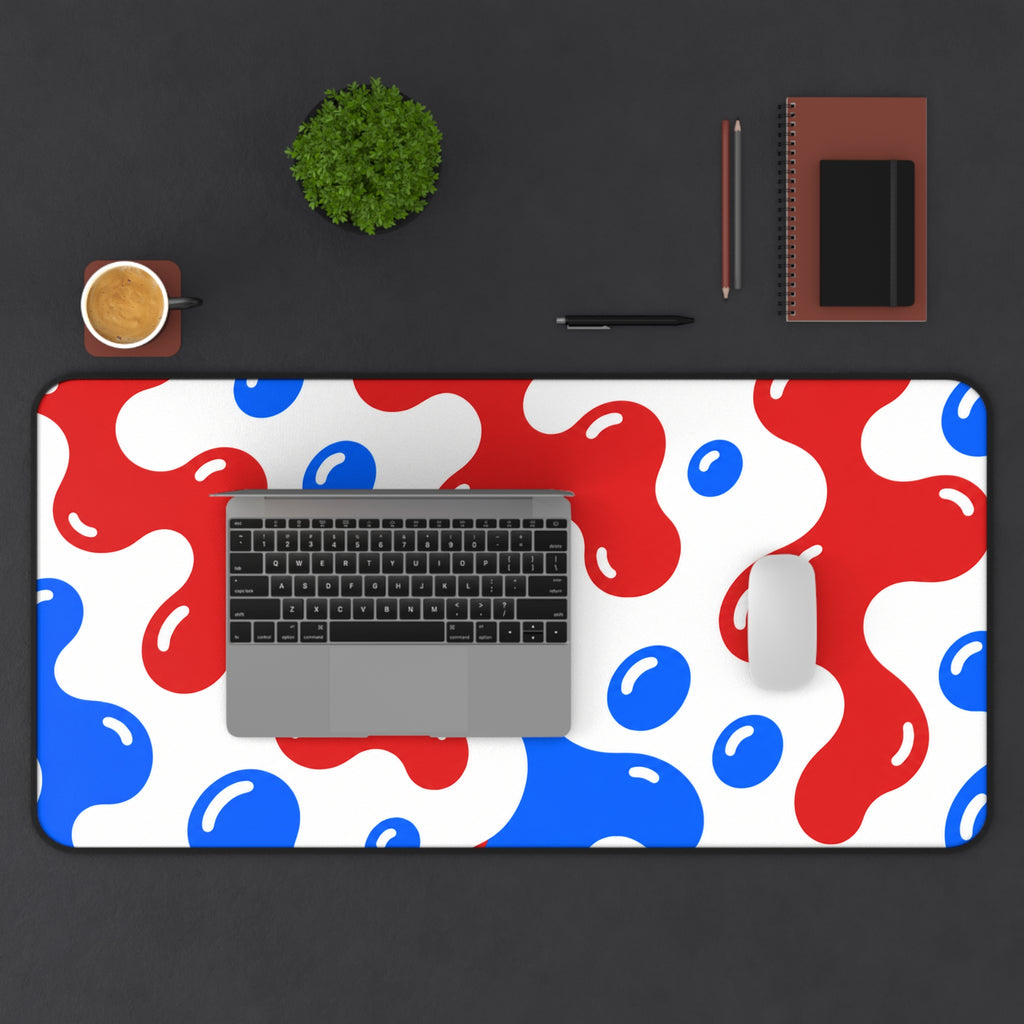 Spotted Dog Blue & Red Mousepad