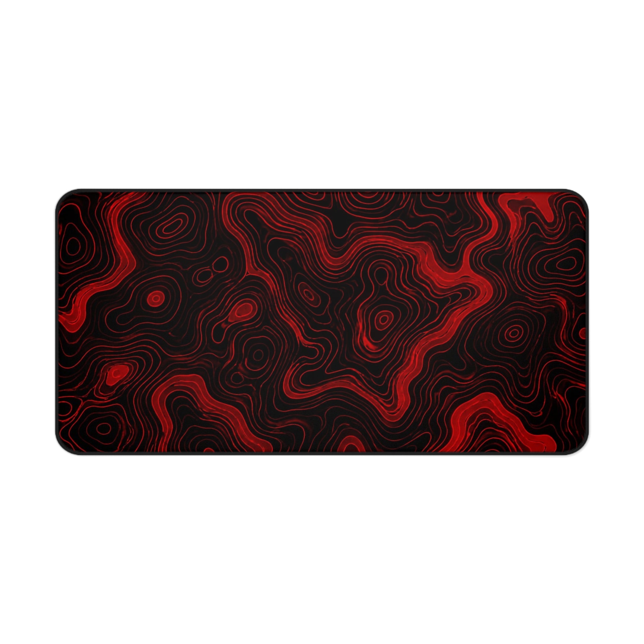 Red Topographic Mousepad