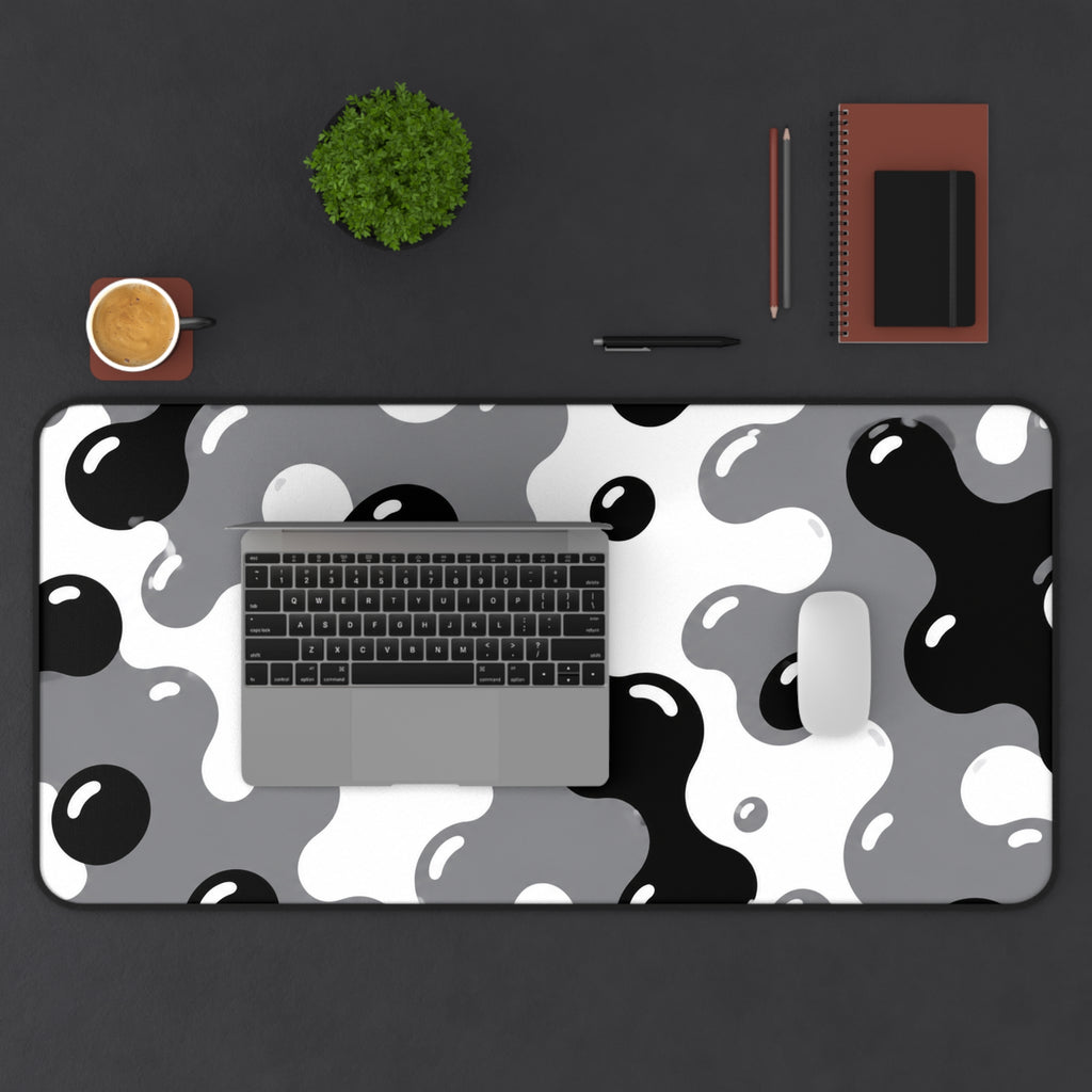 Spotted Dog Black & Grey & White Mousepad