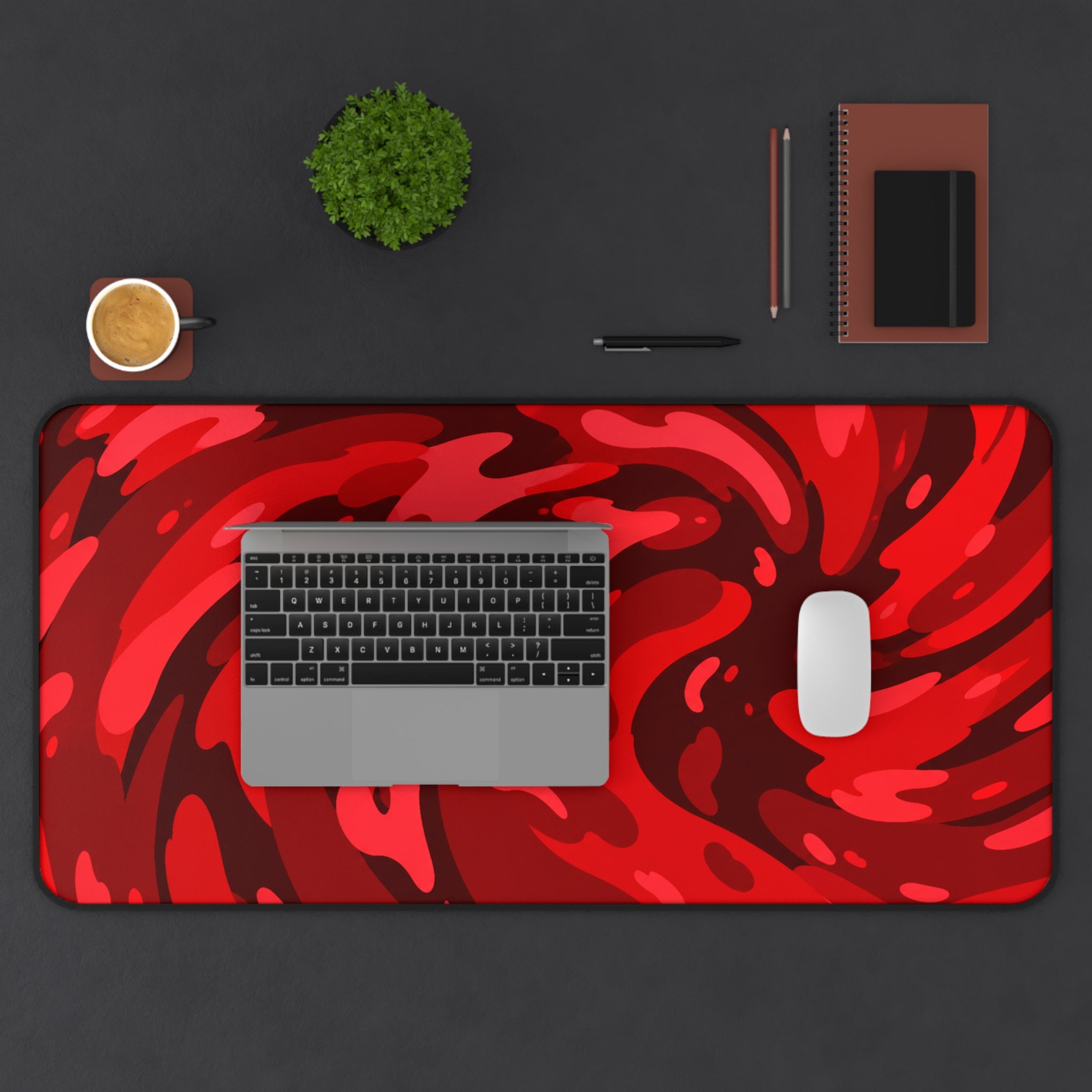 Swirl Red On Red