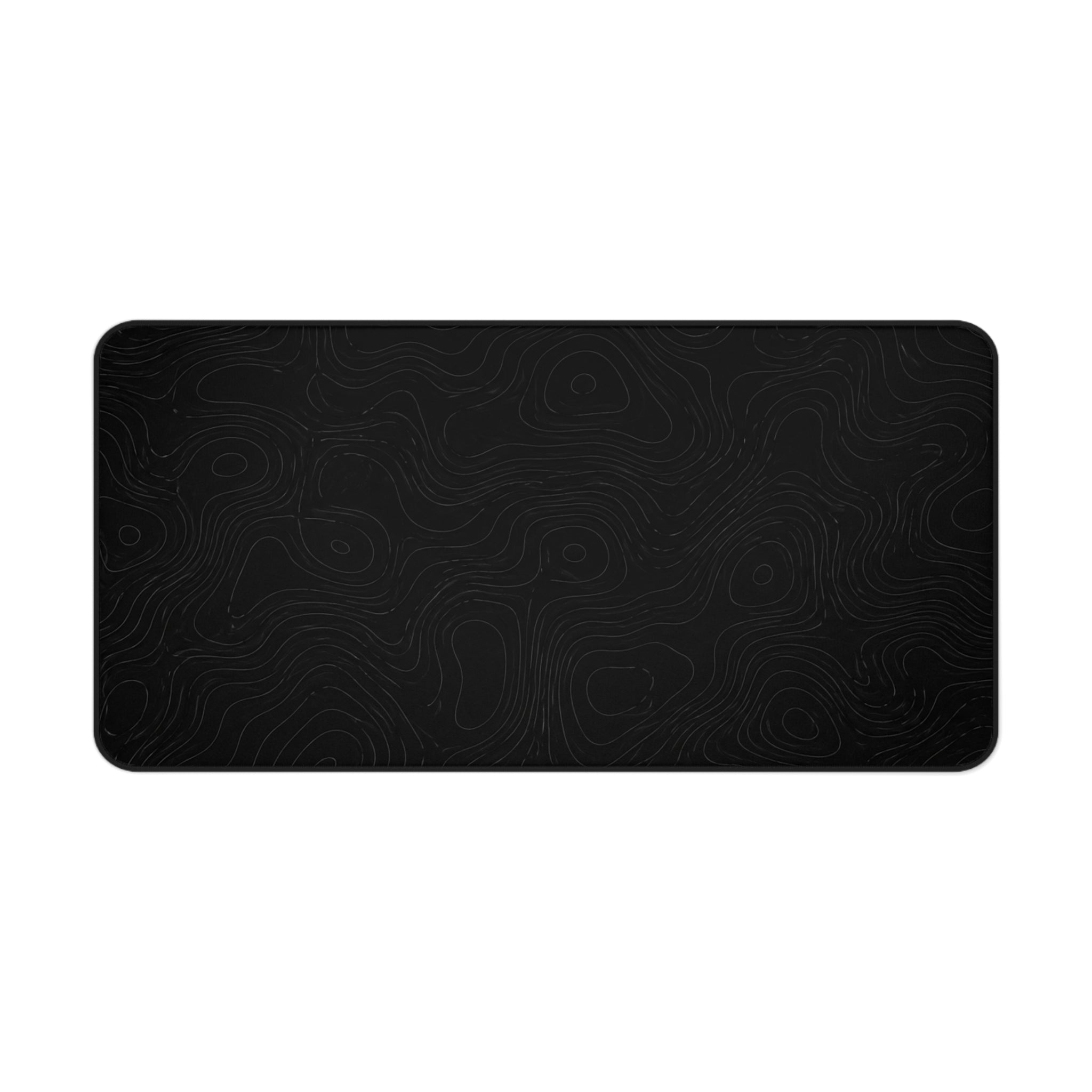 Black Topographic Mousepad