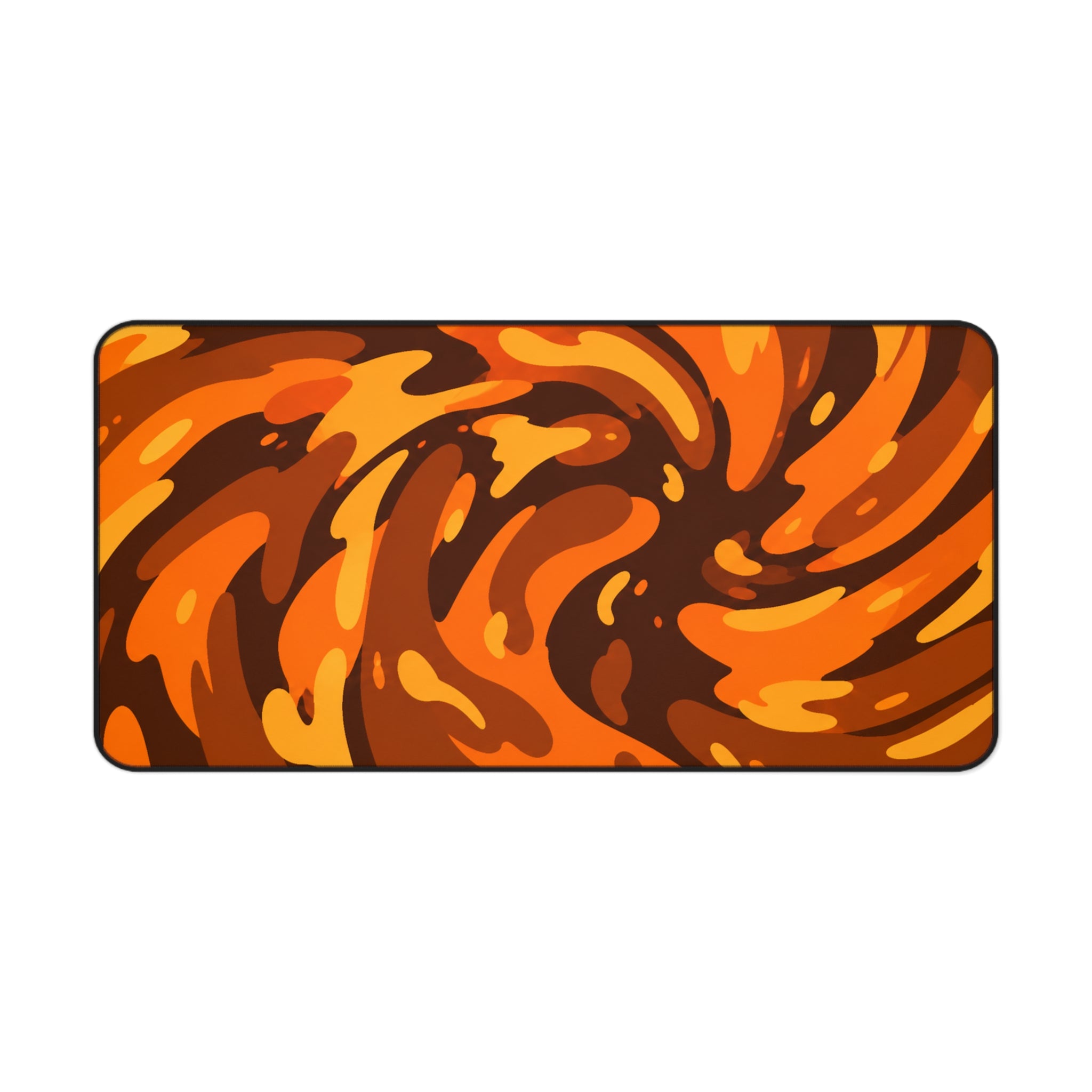 Swirl Orange & Black