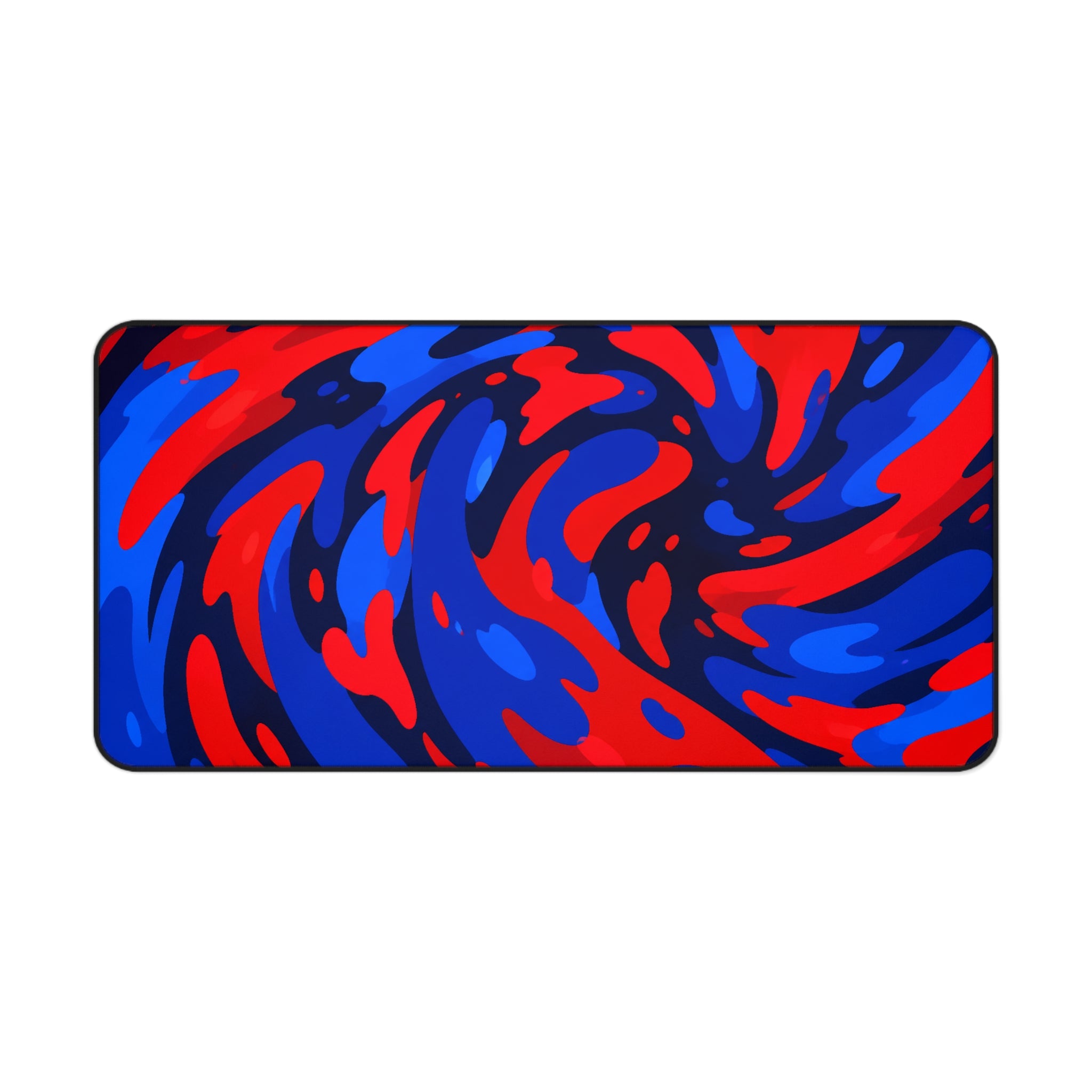 Swirl Red & Blue Mousepad