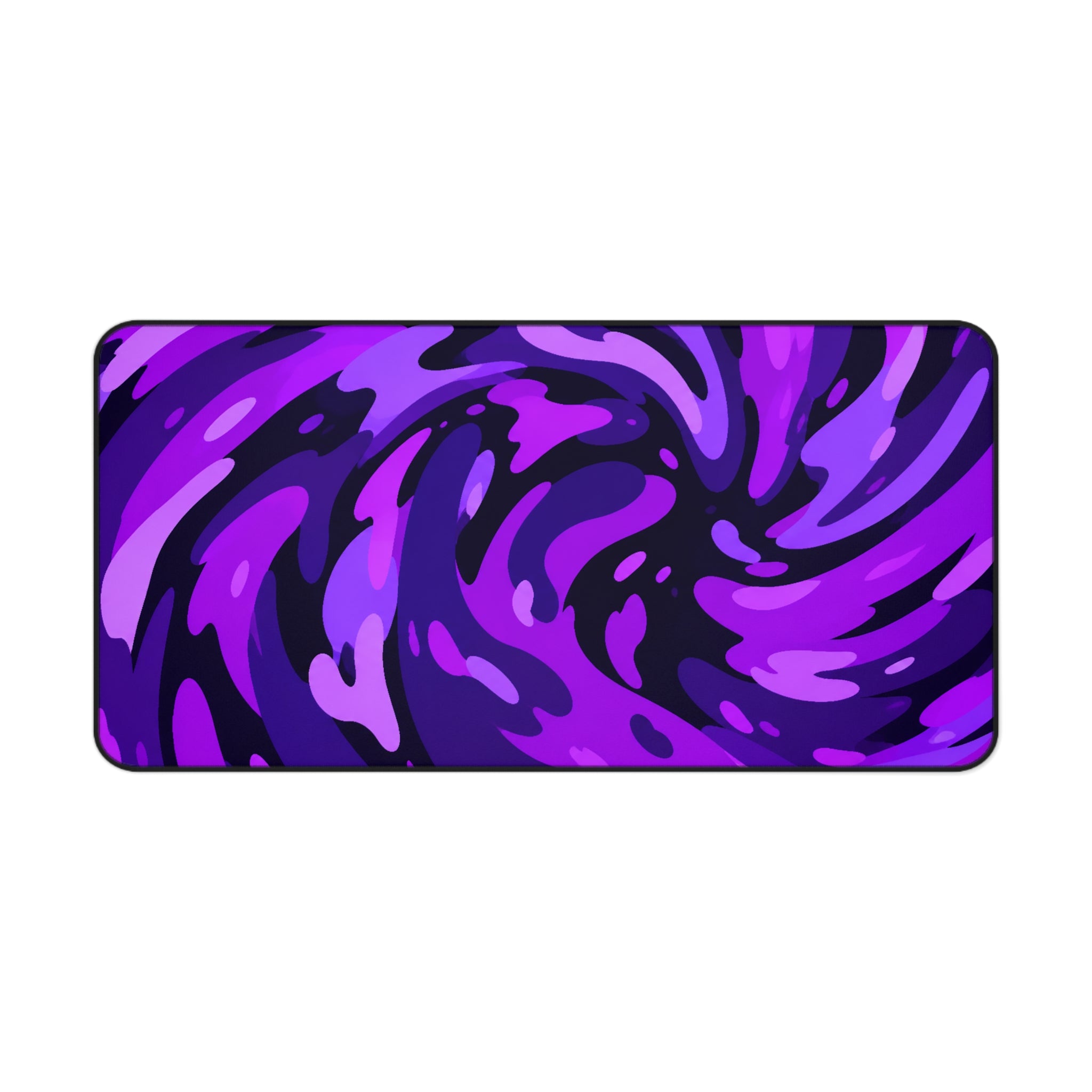 Swirl Purple & Black Mousepad